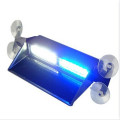 LED Auto para-brisa-montagem Interior luz LED aviso viseira azul claro (SL681-V)